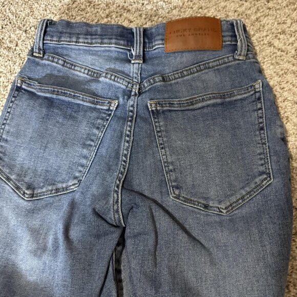 Lucky Brand Jeans Womens 26 Ankle Blue High Rise Bridgette Skinny Button Fly - Picture 10 of 14